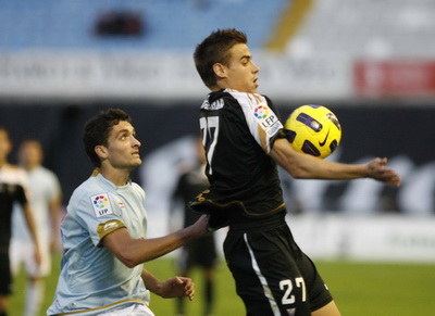 Alberto Abengózar anotó su primer gol con el Albacete Balompié