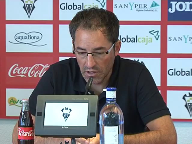 Antonio Gómez en rueda de prensa
