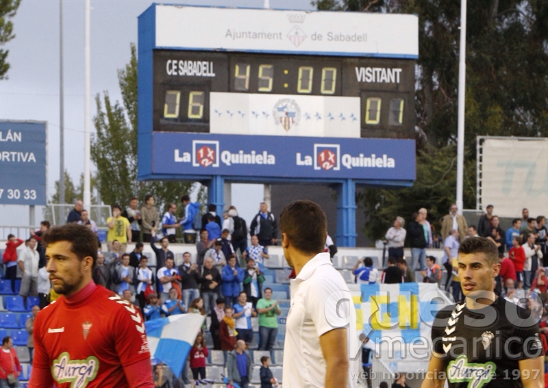 El Alba perdió 6-1 ante el Sabadell. Un resultado contundente y más propio de un partido de tenis
