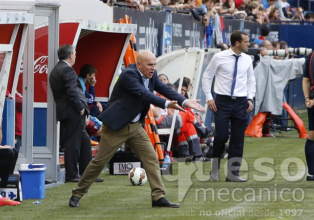 Protagonistas del Osasuna-Albacete: los entrenadores