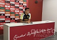 Rueda de prensa de Carlos Isaac, jugador del Albacete Balompié, en la semana previa del encuentro Racing de Santander - Albacete Balompié