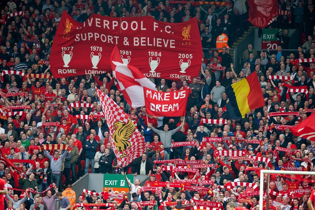 Make us dream. Liverpool Supporters