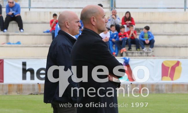 Protagonistas del Écija - Albacete: los entrenadores