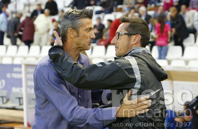 Protagonistas del Albacete-Tenerife: los entrenadores
