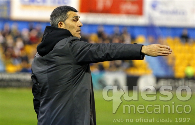 Juan Ramón López Muñiz contento con la victoria de su equipo ante el Albacete