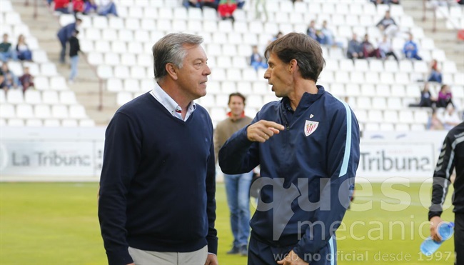 Protagonistas del Albacete-Bilbao Athletic: los entrenadores