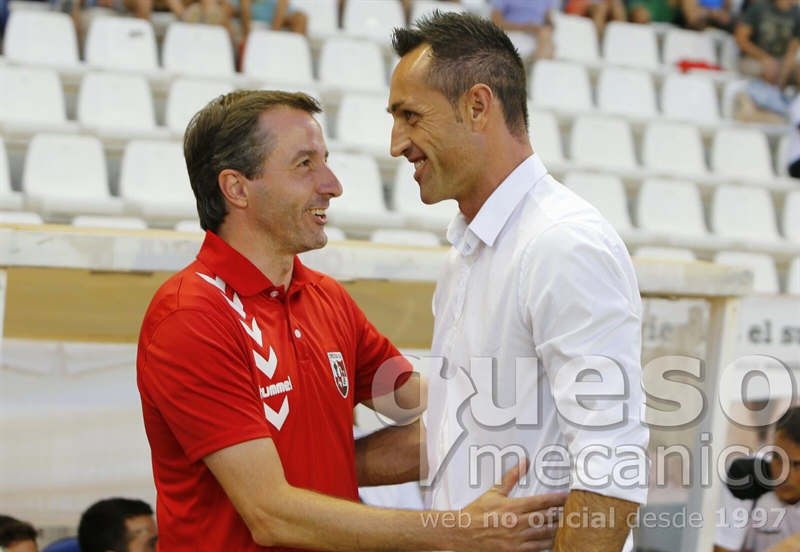 Protagonistas del Albacete-Zamudio: los entrenadores