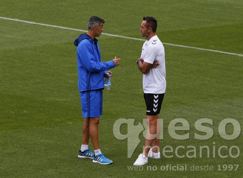 Protagonistas del Real Sociedad "B"-Albacete Balompié: los entrenadores