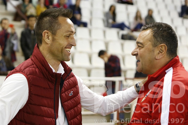 Protagonistas del Albacete Balompié - U.D. Logroñés: los entrenadores