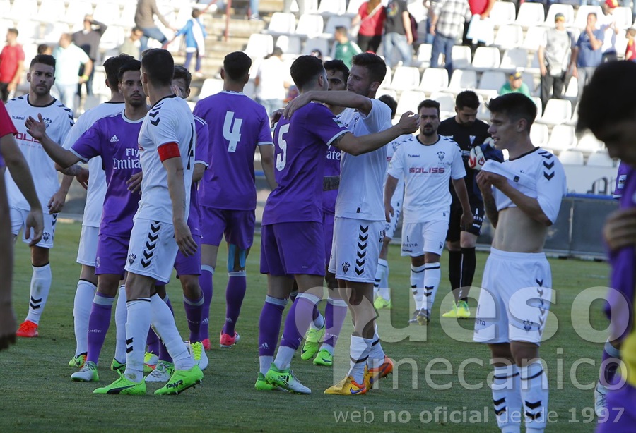 Albacete - Real Madrid Castilla. Empate amistoso antes de la guerra del play-off.