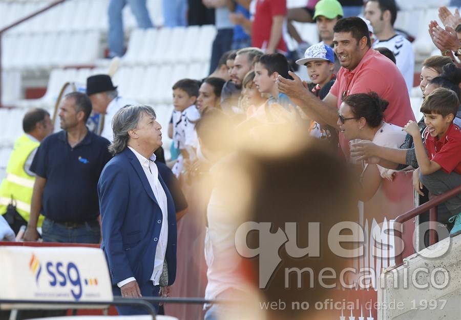 Protagonistas del Albacete Balompie - Sevilla Atlético: los entrenadores