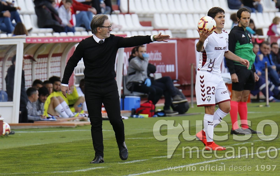 Juan Antonio Anquela: "Puntuar aquí no es fácil porque el Albacete hace muchas cosas y muy bien"
