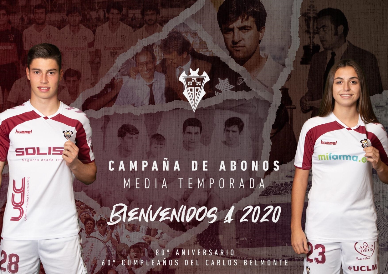 El Albacete presenta su campaña de abonos de media temporada en un 2020 en el que cumplirá 80 años