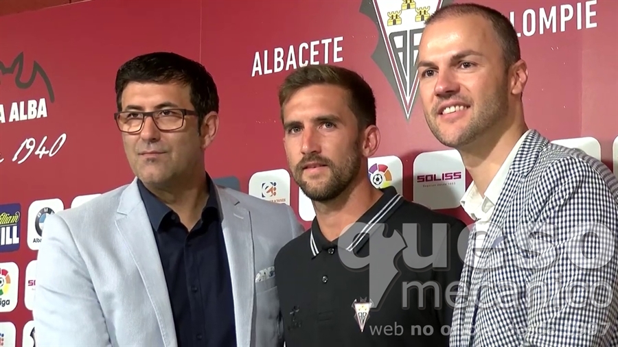 Alberto Benito presentado como nuevo jugador del Albacete Balompié