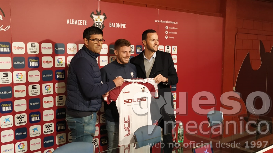 Presentación de Diego Caballo como nuevo jugador del Albacete Balompié