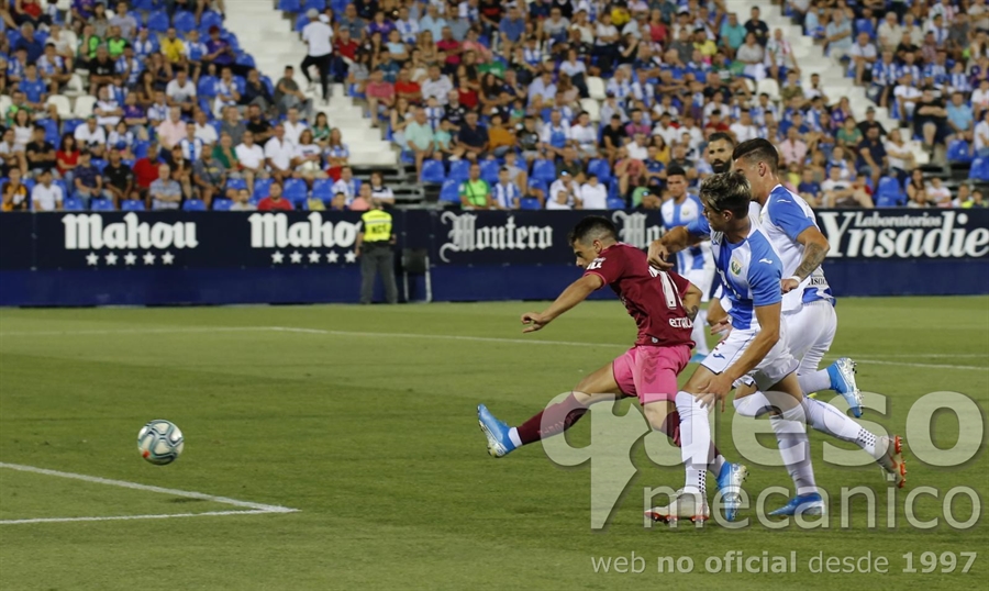 El canterano Alfon hacía el gol del honor del Albacete en una muy buena jugada colectiva