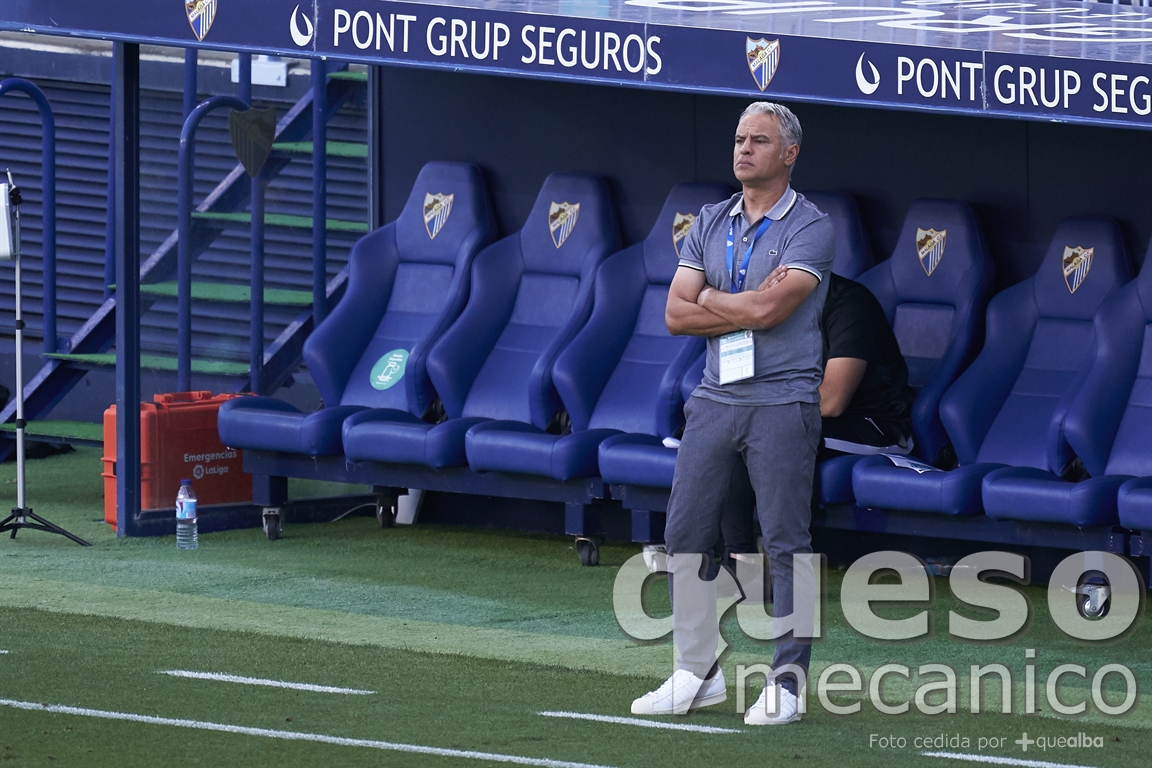 Sergio Pellicer, entrenador del Málaga, reconoció las dificultades que les había planteado el Albacete