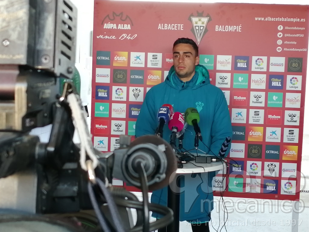 Comparecencia de Carlos Isaac en la previa del encuentro Albacete Balompié - Real Zaragoza
