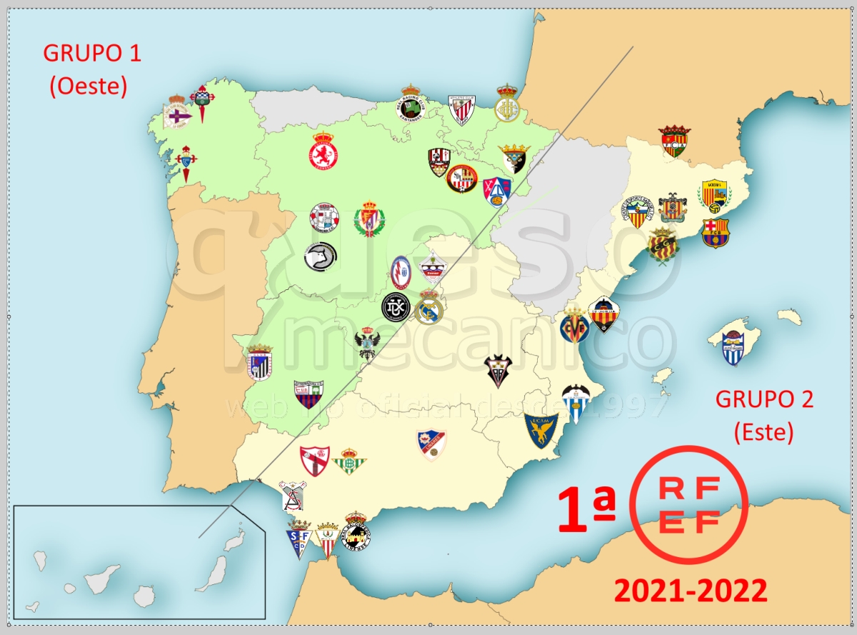 grupos primera rfef 2021 2022
