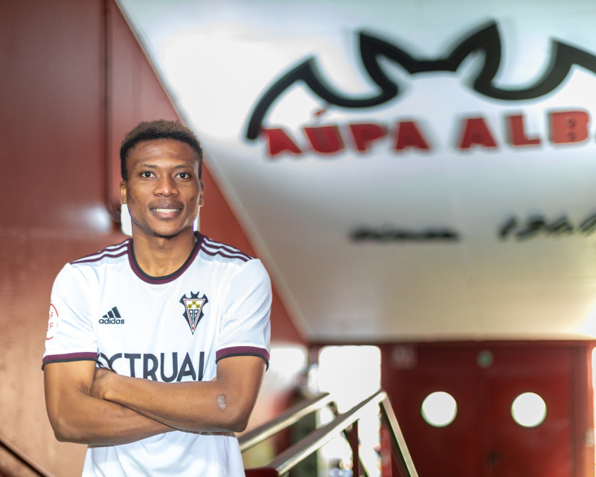 Presentación de Emmanuel Attipoe como nuevo jugador del Albacete Balompié