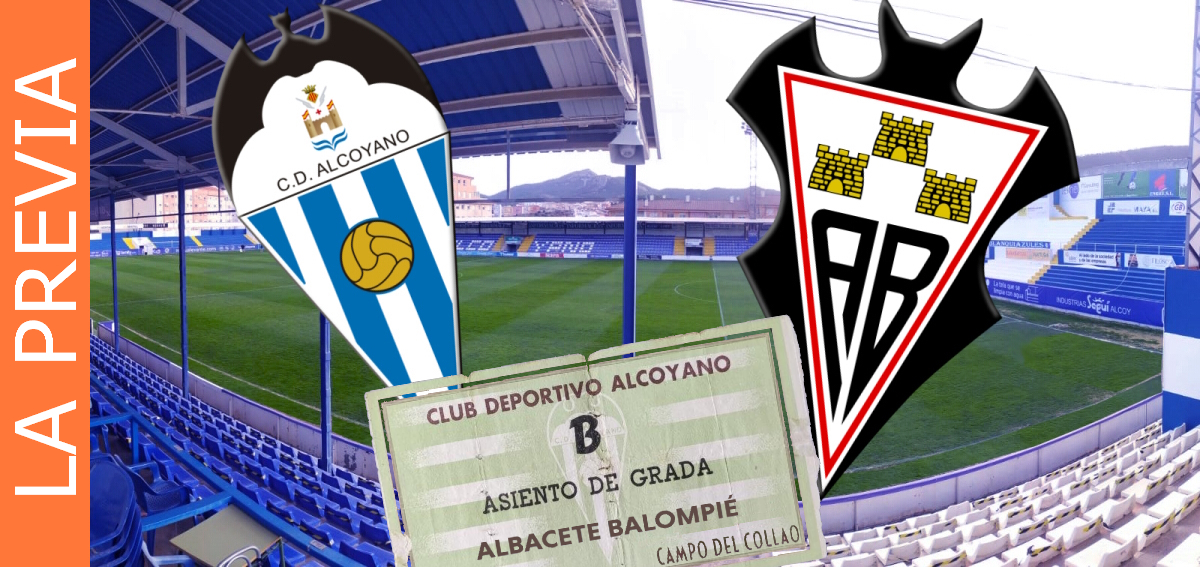 Foto de la previa del encuentro C.D. Alcoyano - Albacete Balompié correspondiente a la Jornada 34 del Campeonato Nacional de Liga de Primera RFEF. Temporada 2021-2022, que se disputará el domingo 1 de mayo de 2022 a las 12:00h en el Campo El Collao de Alcoy.