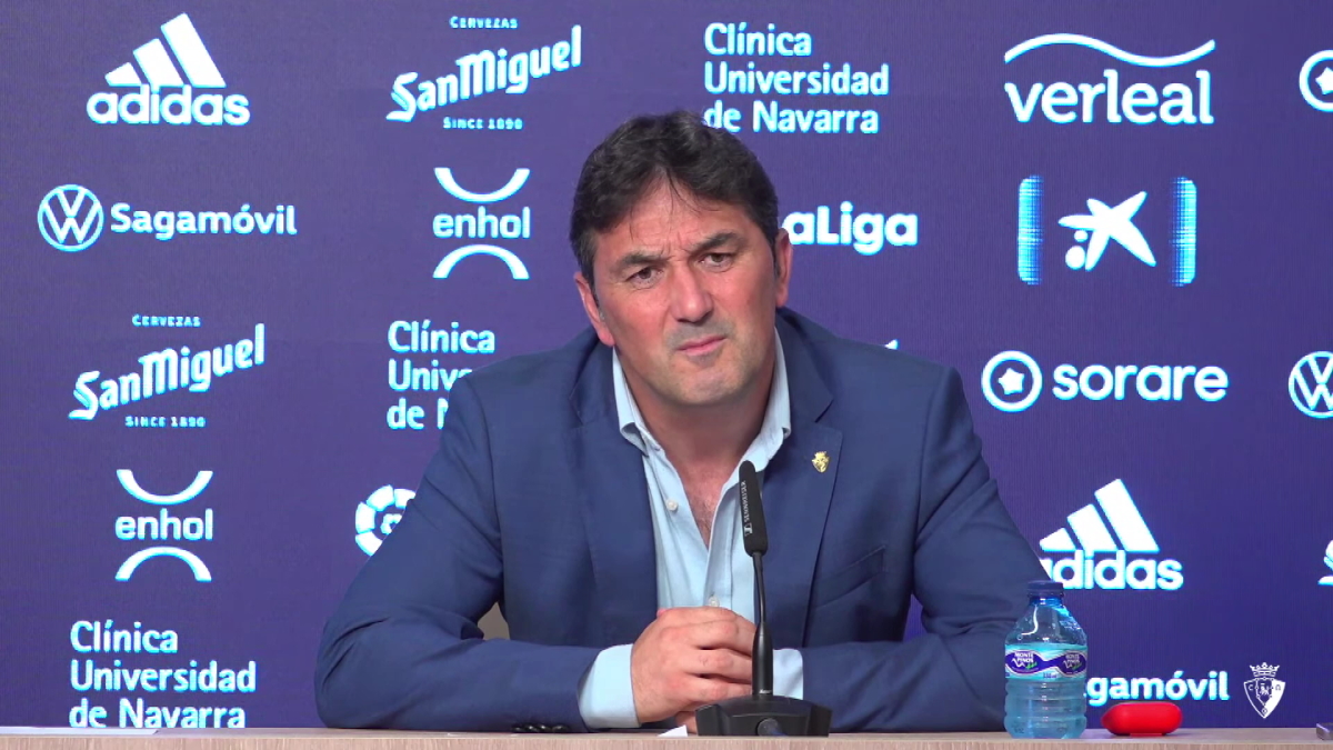 Braulio Vázquez, director deportivo de Osasuna indicó que la presencia de Rubén Albés en el Albacete fue clave para la cesión de Javi Martínez
