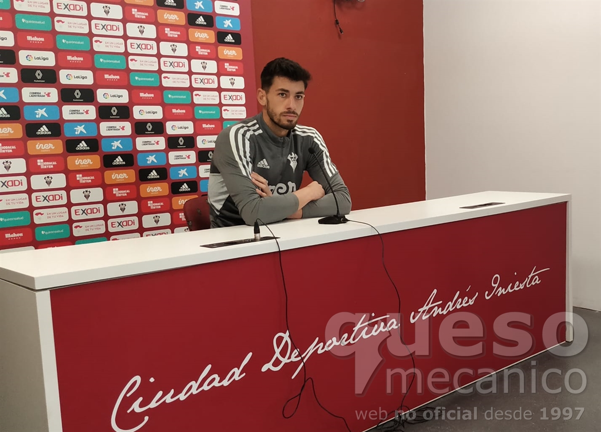 Rueda de prensa de Diego Altube an la semana previa al encuentro Albacete Balompié - C.D. Mirandés