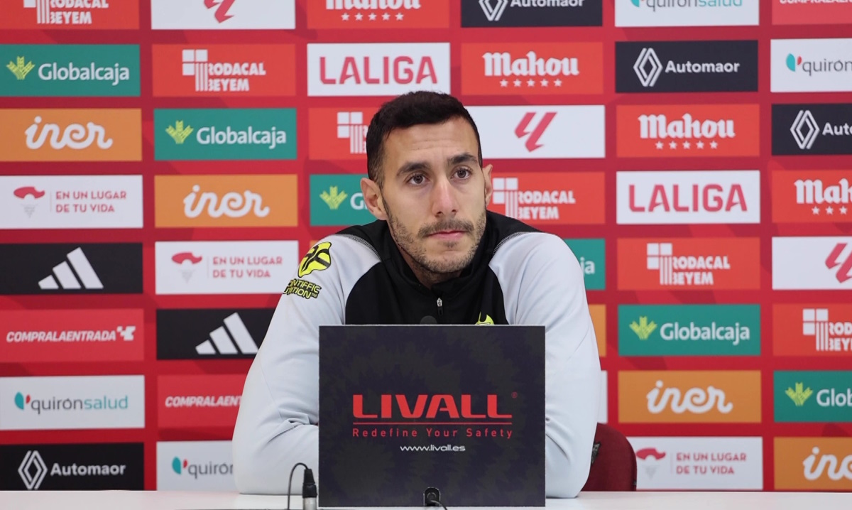 Rueda de prensa de Álvaro Rodríguez, jugador del Albacete Balompié, en la previa del encuentro Albacete Balompié - Villarreal "B" C.F.