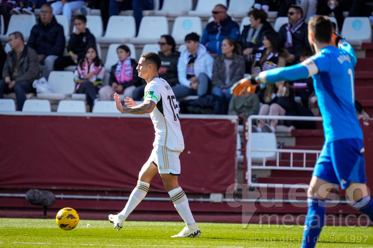 Kaiky Fernandes Melo  en su debut como jugador del Albacete Balompié