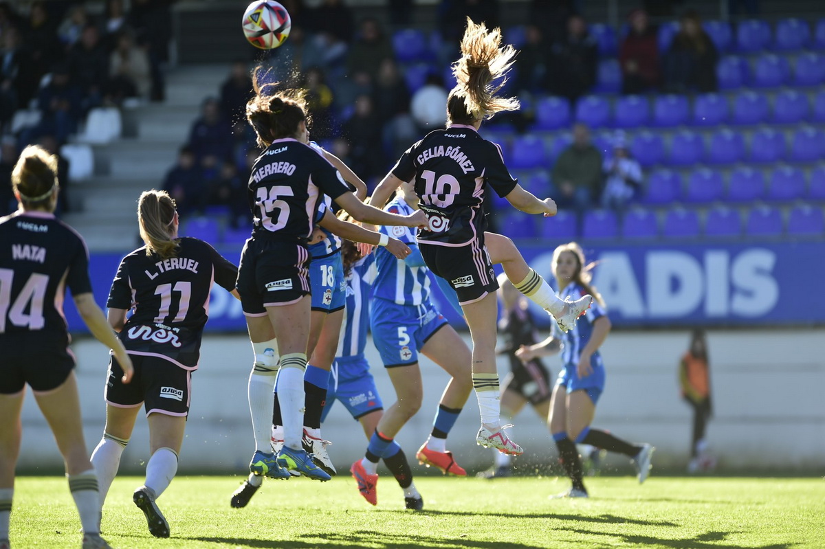 El Alba Fundación arrancó un valioso empate ante el campeón de invierno Deportivo de la Coruña